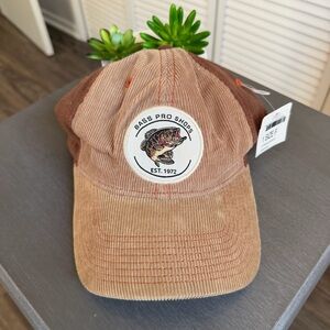 Bass Pro Shops Corduroy Brown Tan Hat Cap